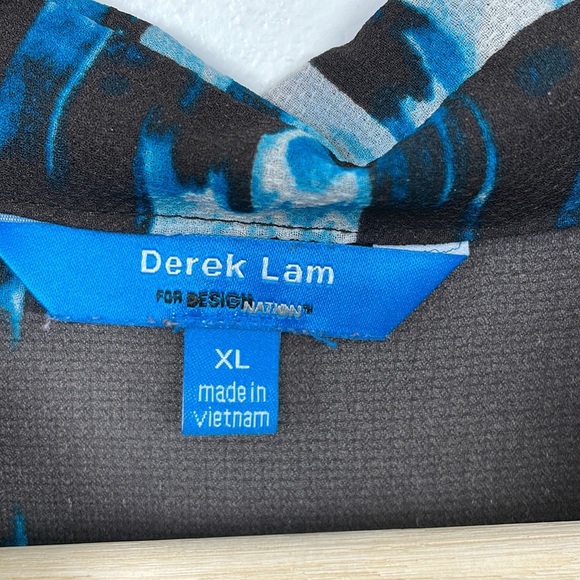 Derek Lam for design Nation blouse women size XL button down sheer lightweight - Picture 7 of 7